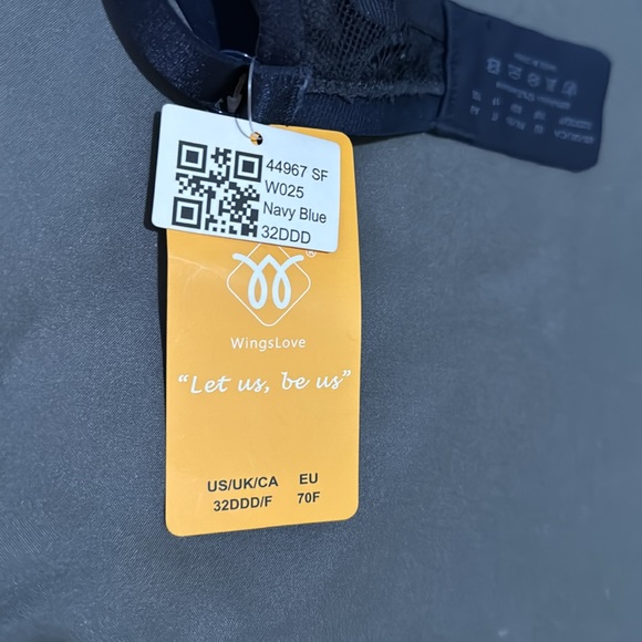 Wingslove navy push up bra - Picture 4 of 4